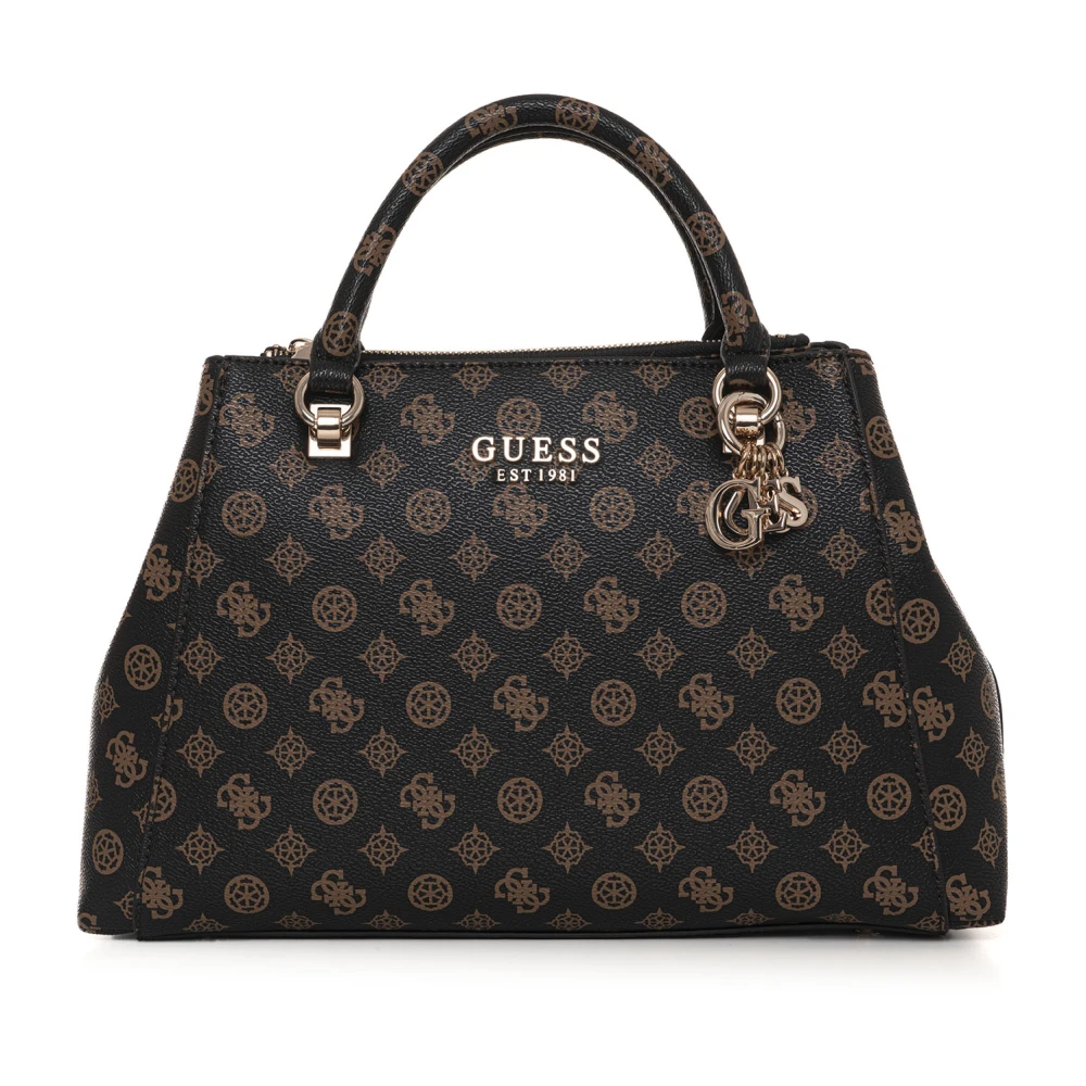 Guess Evelune Handtas met Afneembare Schouderband Brown Dames