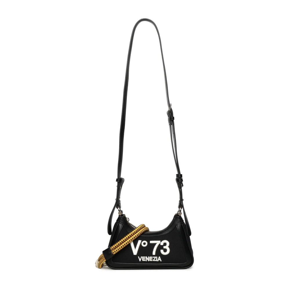 V73 Women's Black Cross Body Bags, One Size, Responsibility Crossbody Bag