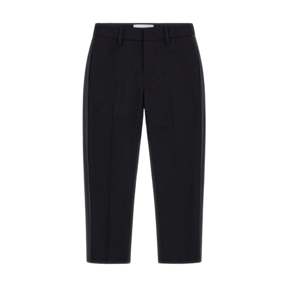 Roberto Cavalli Boys Black Trousers, 10 Y, Logo Trousers Made In Italy