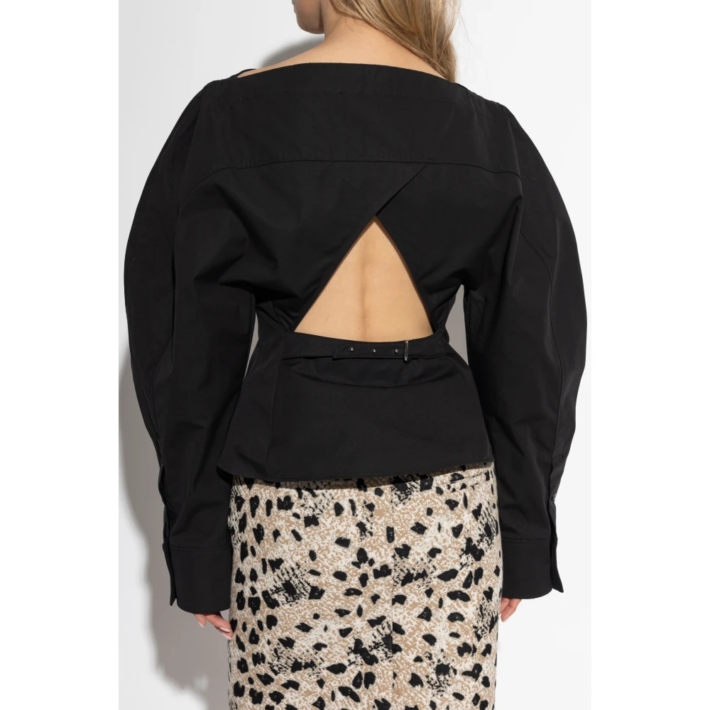 Jacquemus 'Barco' Overhemd Black Dames