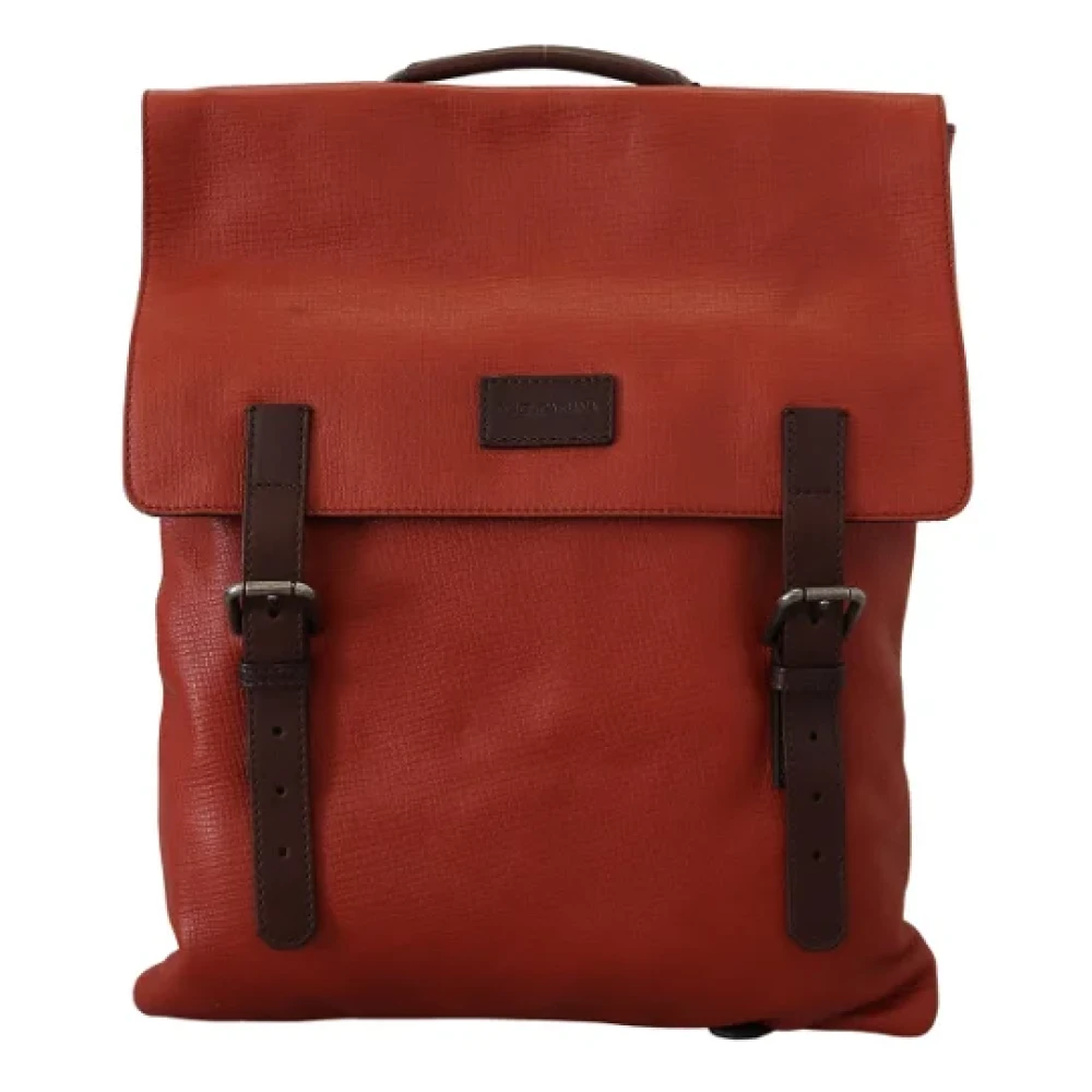 Dolce & Gabbana Pre-owned Fabric backpacks Orange Dames