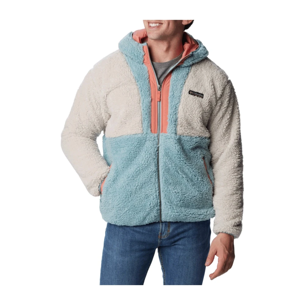 Columbia Retro-geïnspireerde Sherpa Hoodie voor heren Beige Heren