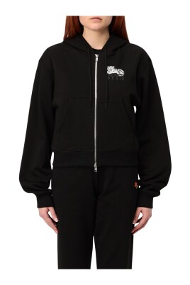sweat-a-capuche-zippe-noir-tiger