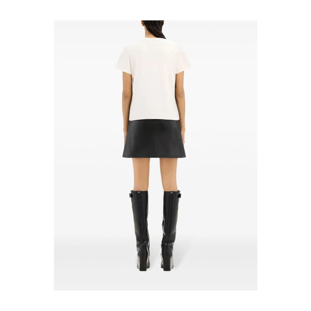 Courrèges Casual Katoenen T-shirt White Dames
