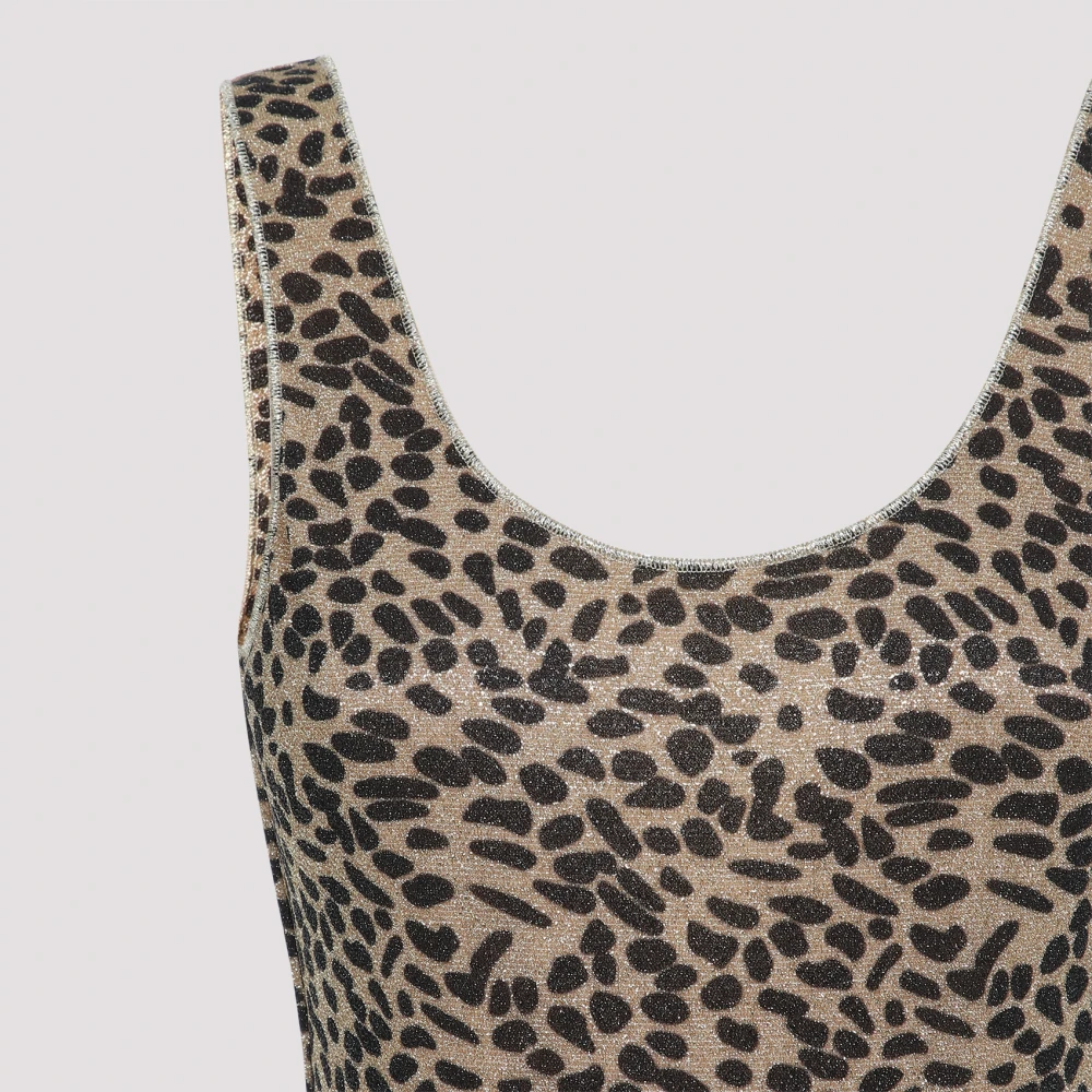 Oseree Sportieve Animalier Badpak Brown Dames