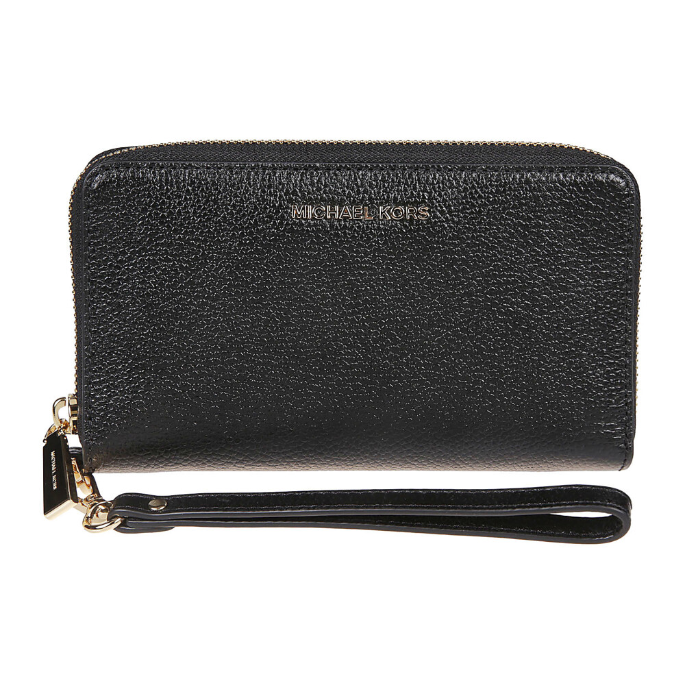 Black and gray store michael kors wallet