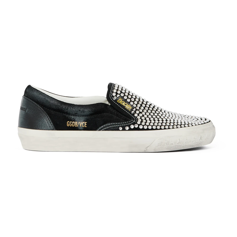 Golden Goose Women's Black Sneakers, 4 Uk, Trainers With Suede Upper