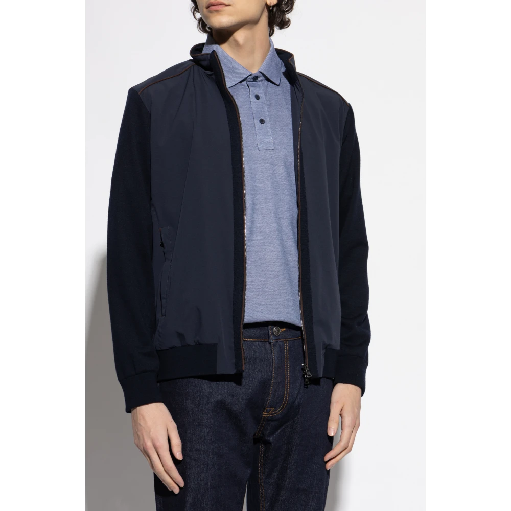 PAUL & SHARK Jas met opstaande kraag Blue Heren