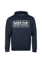 navy-pop-over-hoodie-met-merklogo