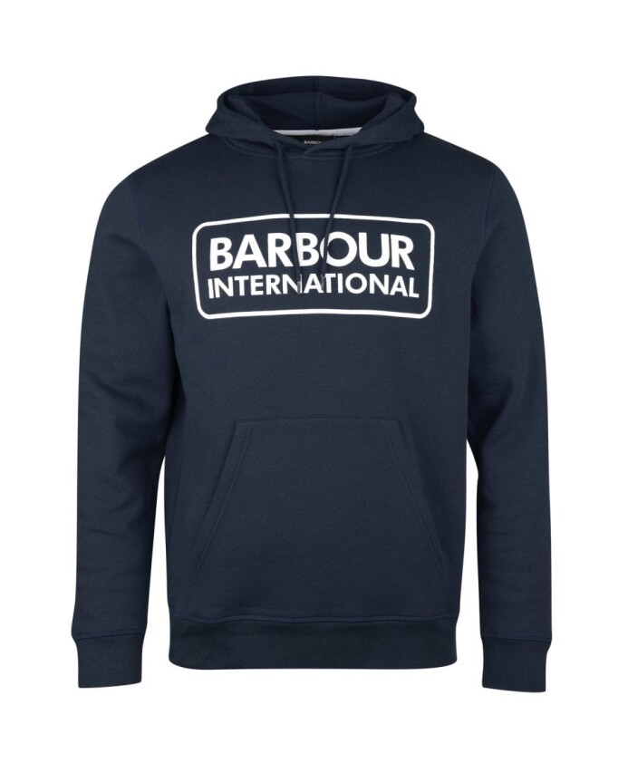 navy-pop-over-hoodie-met-merklogo