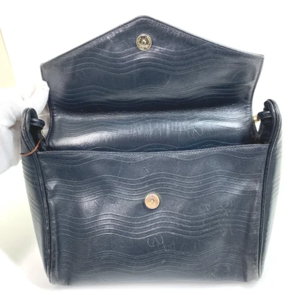 Valentino Vintage Pre-owned Leather shoulder-bags Black Dames