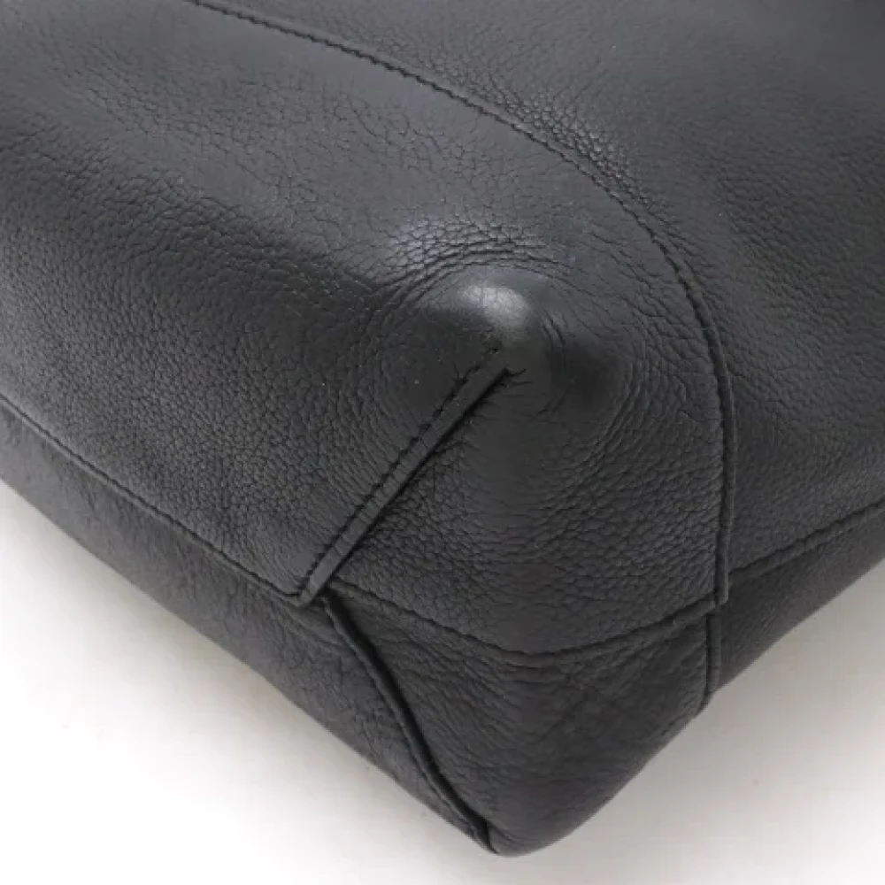 Louis Vuitton Vintage Pre-owned Leather backpacks Black Dames