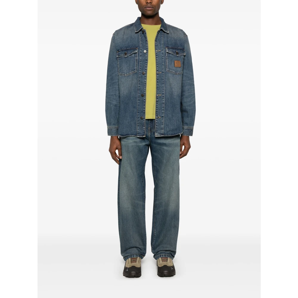 Carhartt WIP Stijlvolle Landon Pant voor Mannen Blue Heren