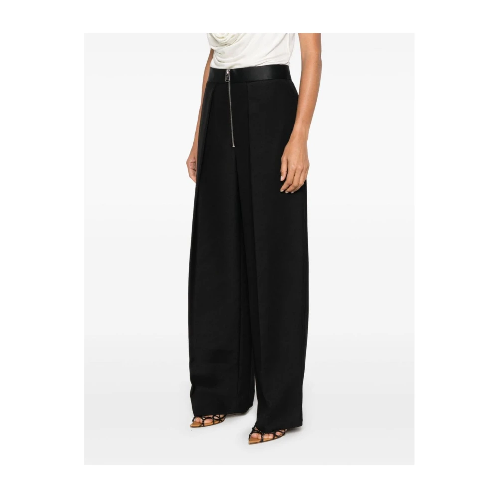 Khaite Zwarte Marine Pant Broek Black Dames