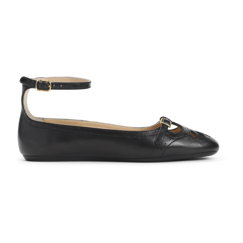 Chloé , Ballerina Shoes, Female, Black, 4 Uk, Black Ballerinas For Women