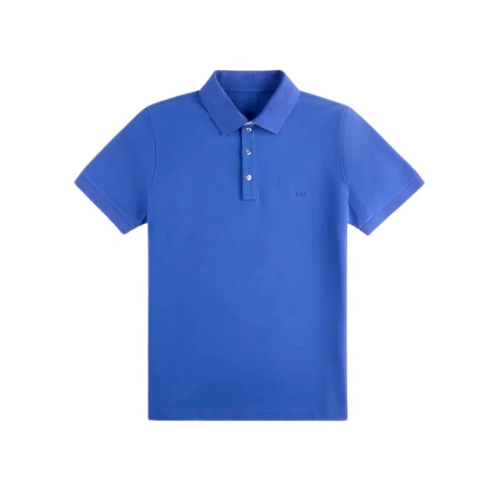 Fay - Tops > Polo Shirts - Blue - Fay - Modalova