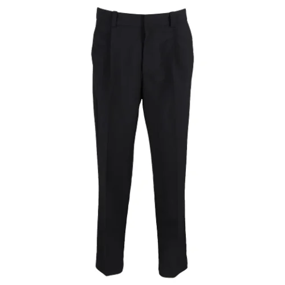 Acne Studios Pre-owned Wool bottoms Black Heren