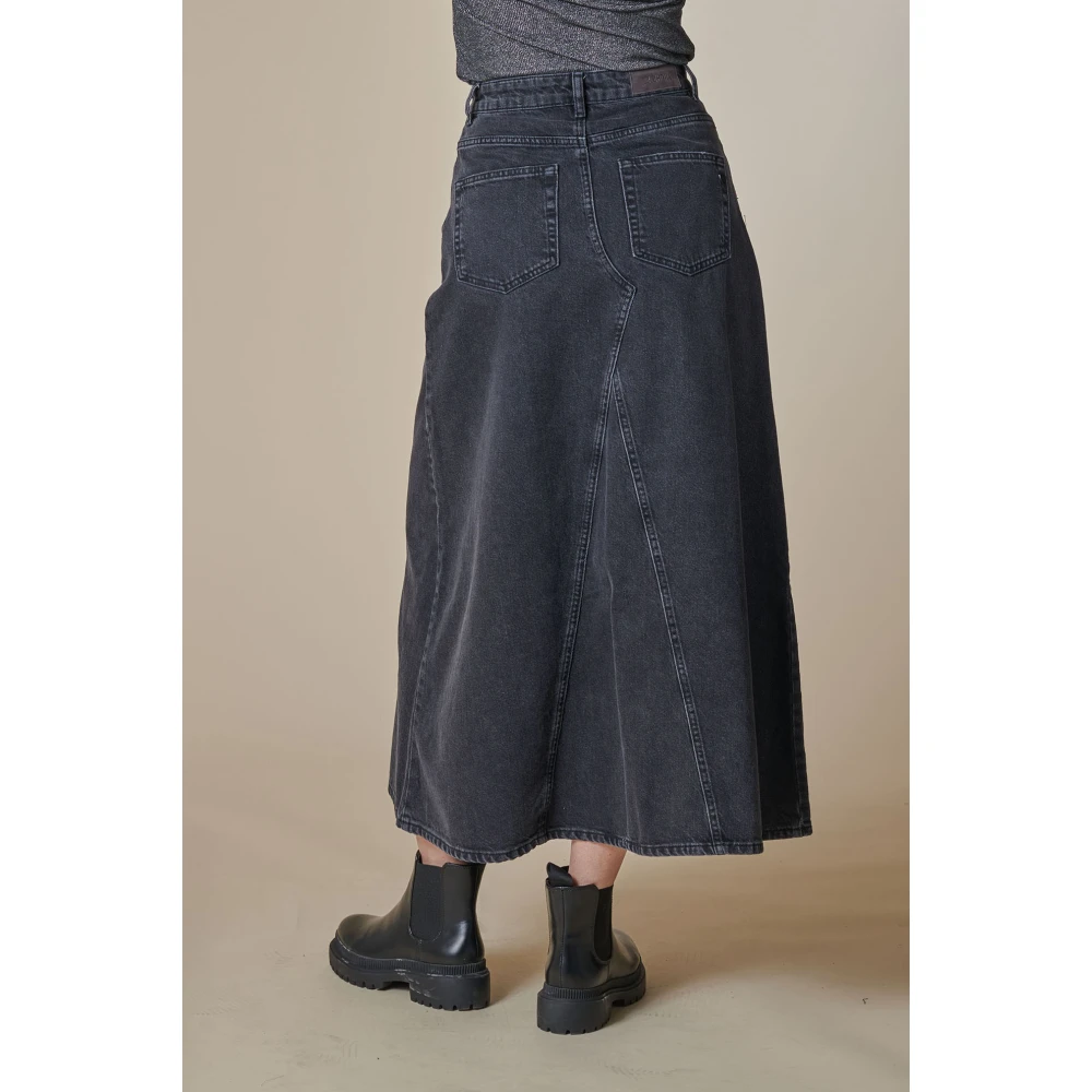 Zhrill Jeansrok Zhskadi Zwart Black Dames