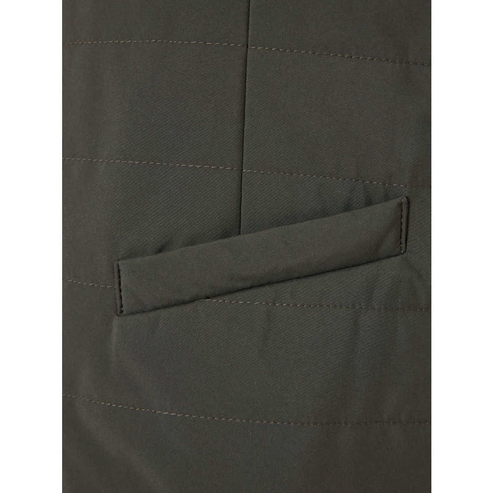 Corneliani Stijlvol Lichtgewicht Vest met Zakken Green Heren