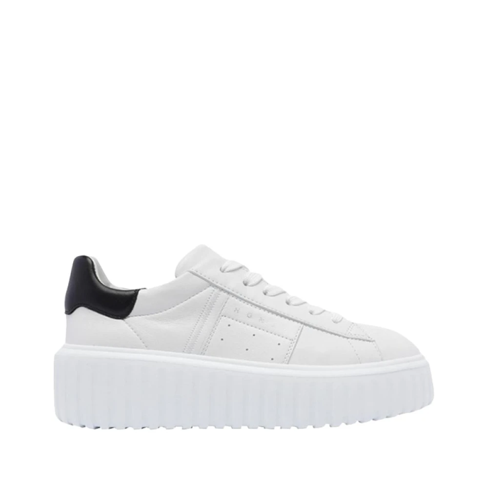 Hogan Women's White Sneakers, 3 Uk, Italian Style Trainers With Memory Foam