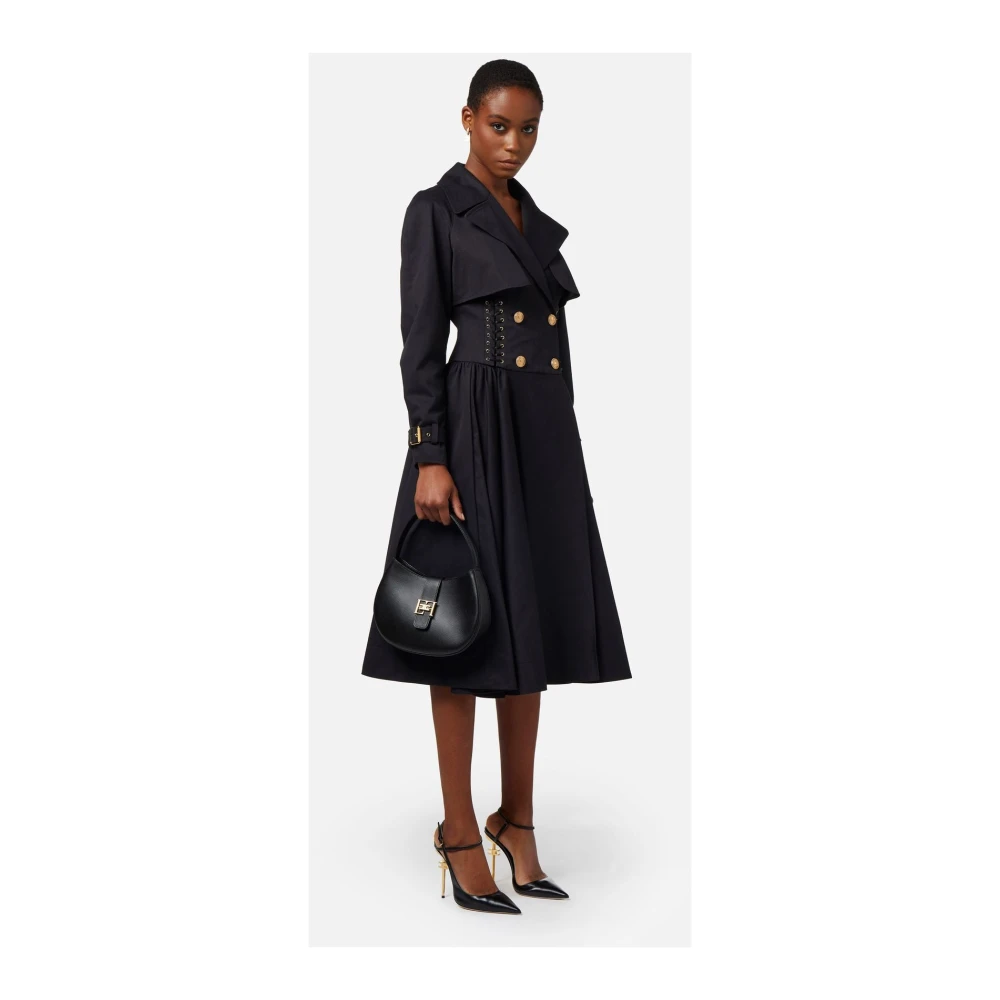 Elisabetta Franchi Mode Accessoires Tas Black Dames