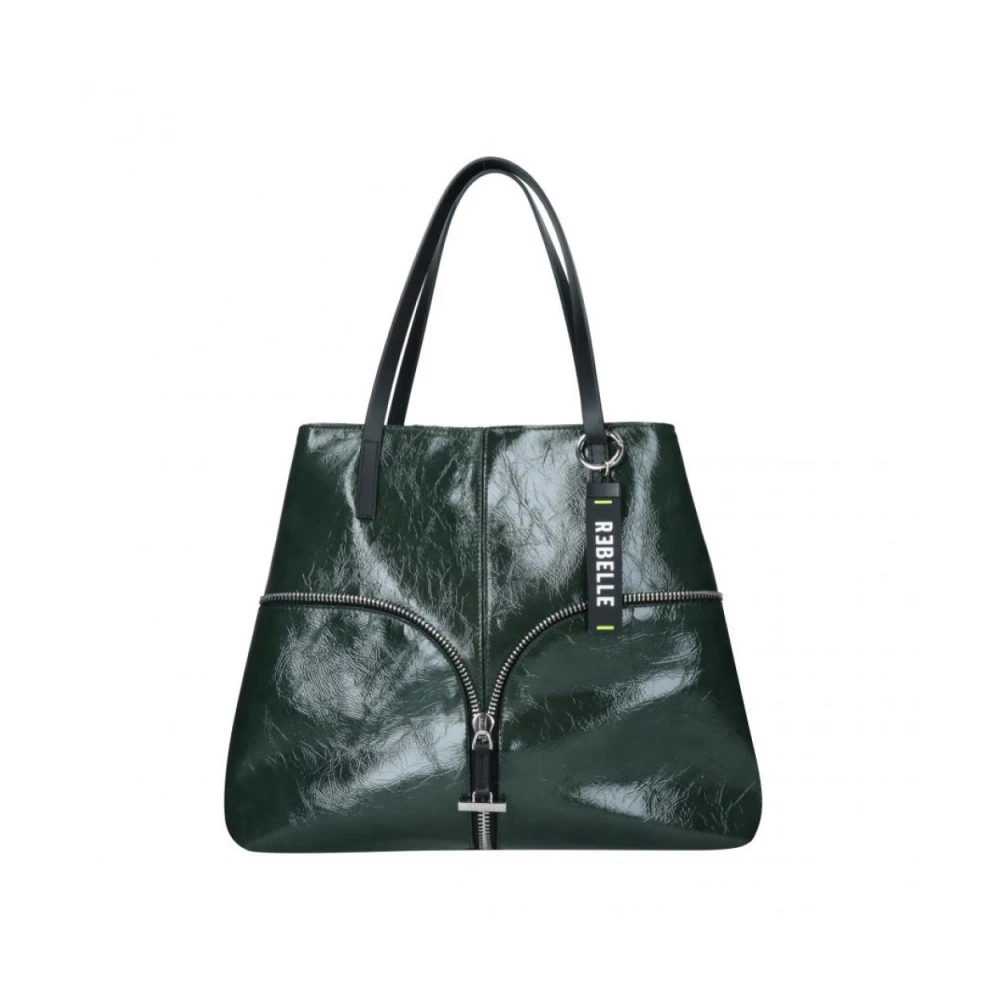 Rebelle America shopping tas naplack Urban collectie Green Dames