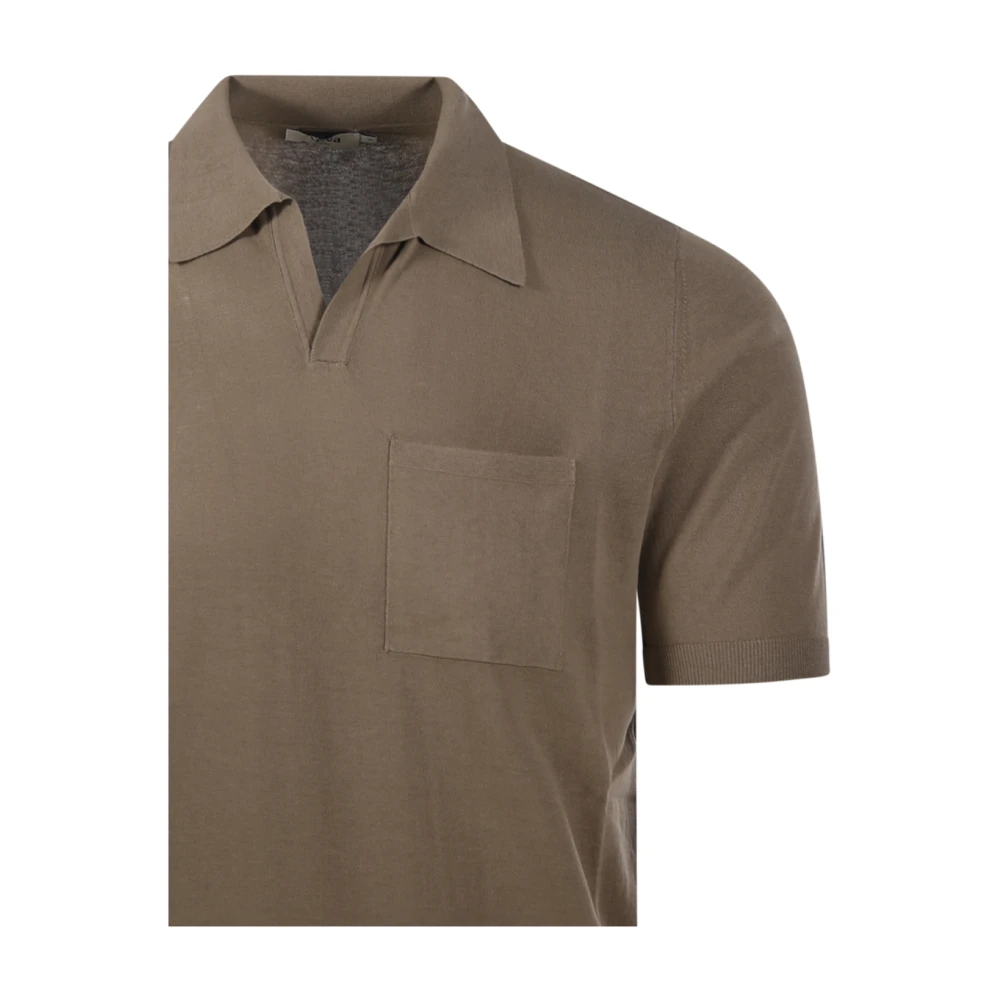 Altea Army Polo T-Shirt Brown Heren