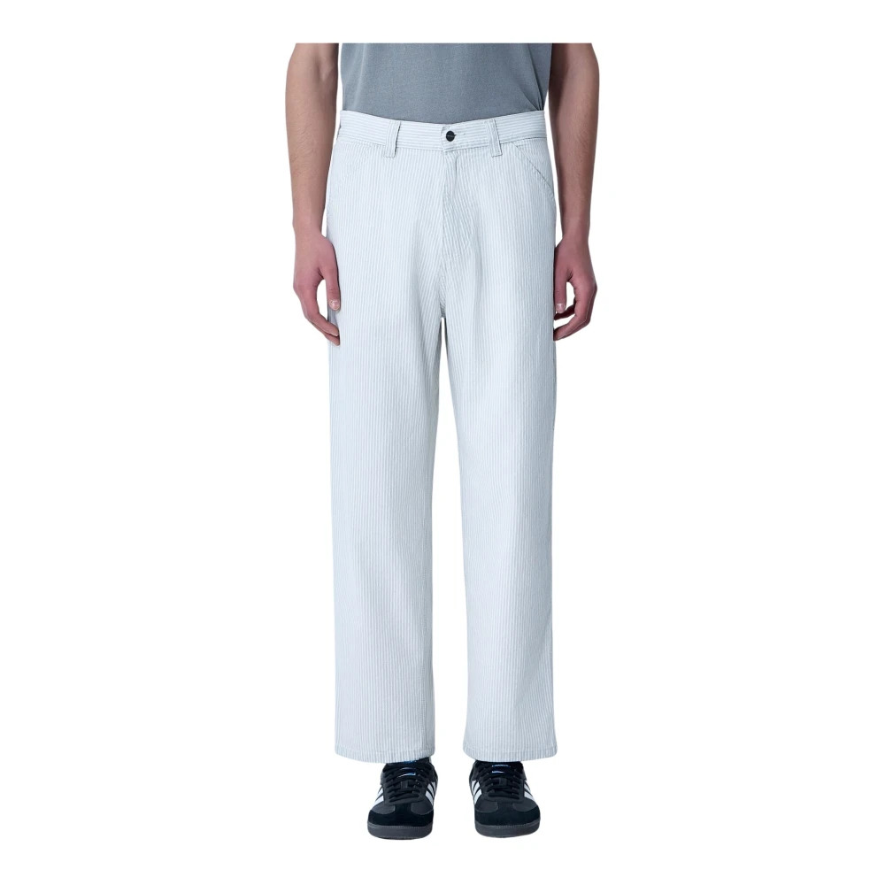 Carhartt Wip Men's White Mercer Single Knee Pants