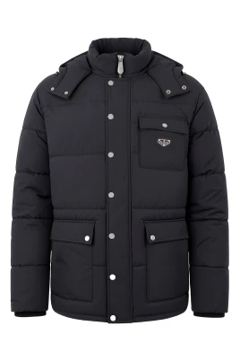 Nylon Puffer Jacket Gothic Plein