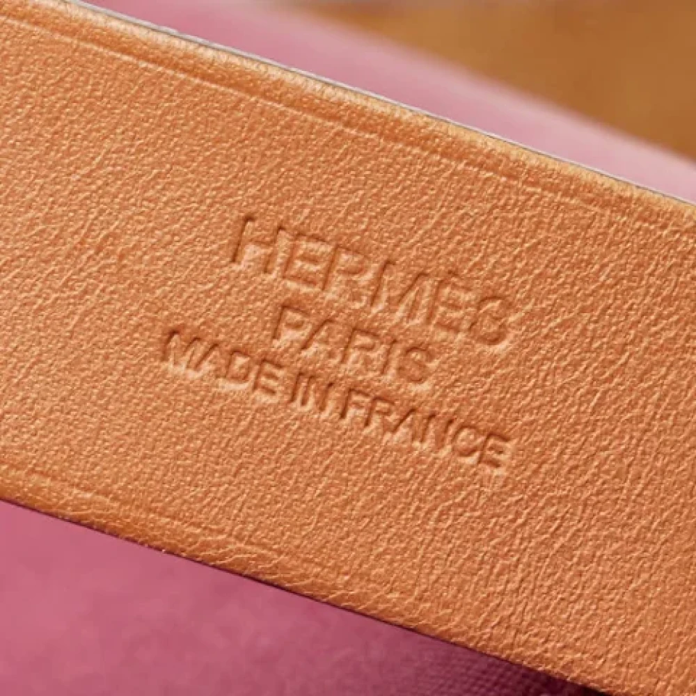 Hermès Vintage Pre-owned Leather shoulder-bags Purple Dames