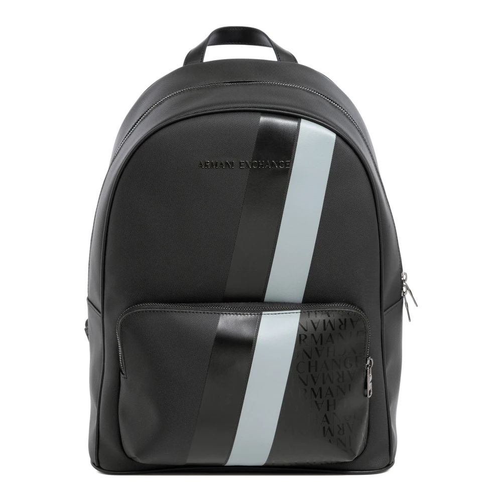Armani Exchange Multicolor Rits Rugzak met Logo Black Heren