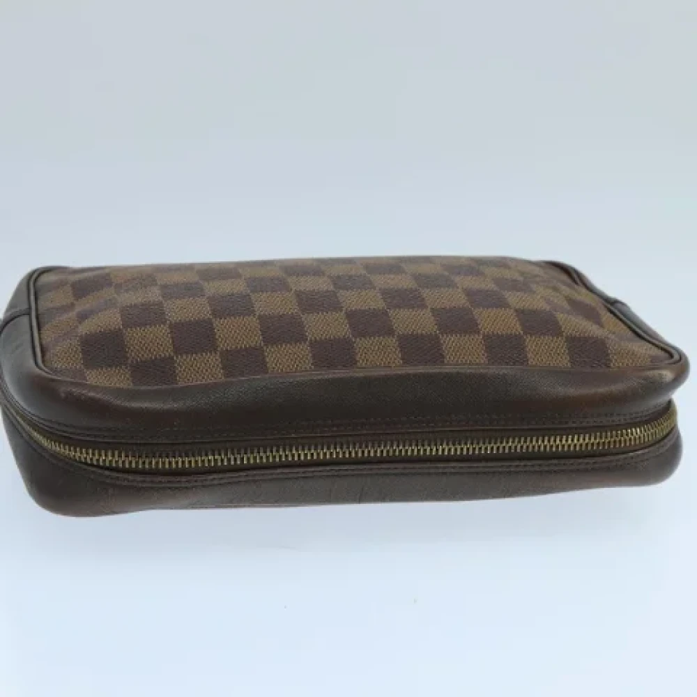 Louis Vuitton Vintage Pre-owned Canvas clutches Brown Dames