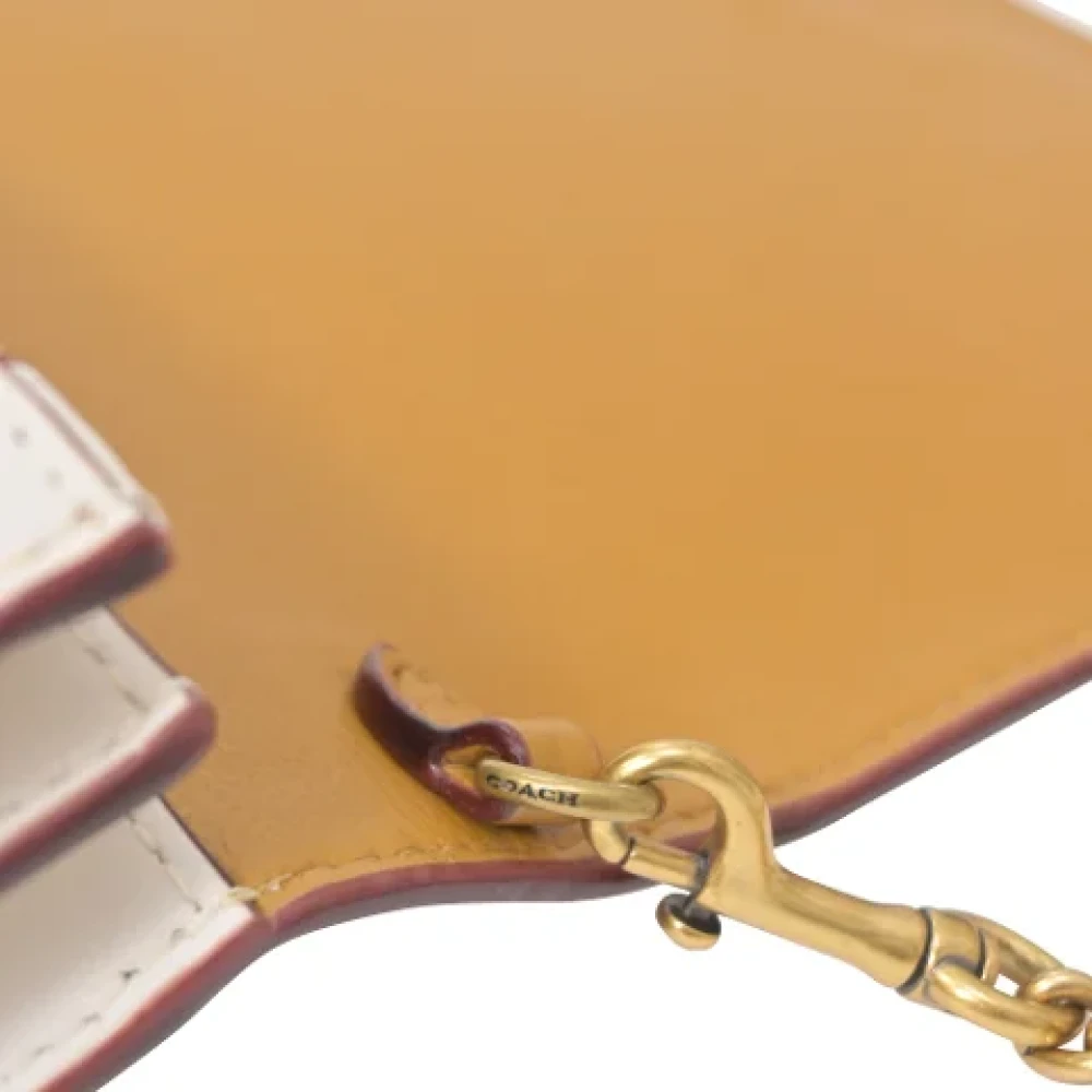 Coach Pre-owned Leather crossbody-bags White Dames