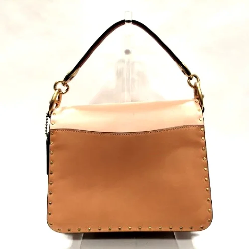 Coach Pre-owned Leather handbags Brown Dames