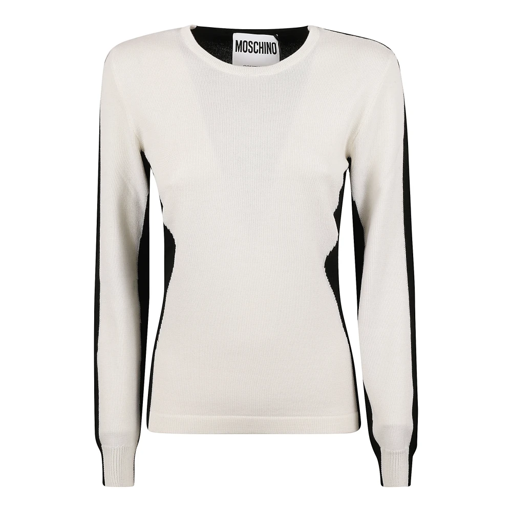 Moschino Witte Sweater Maglia White Dames