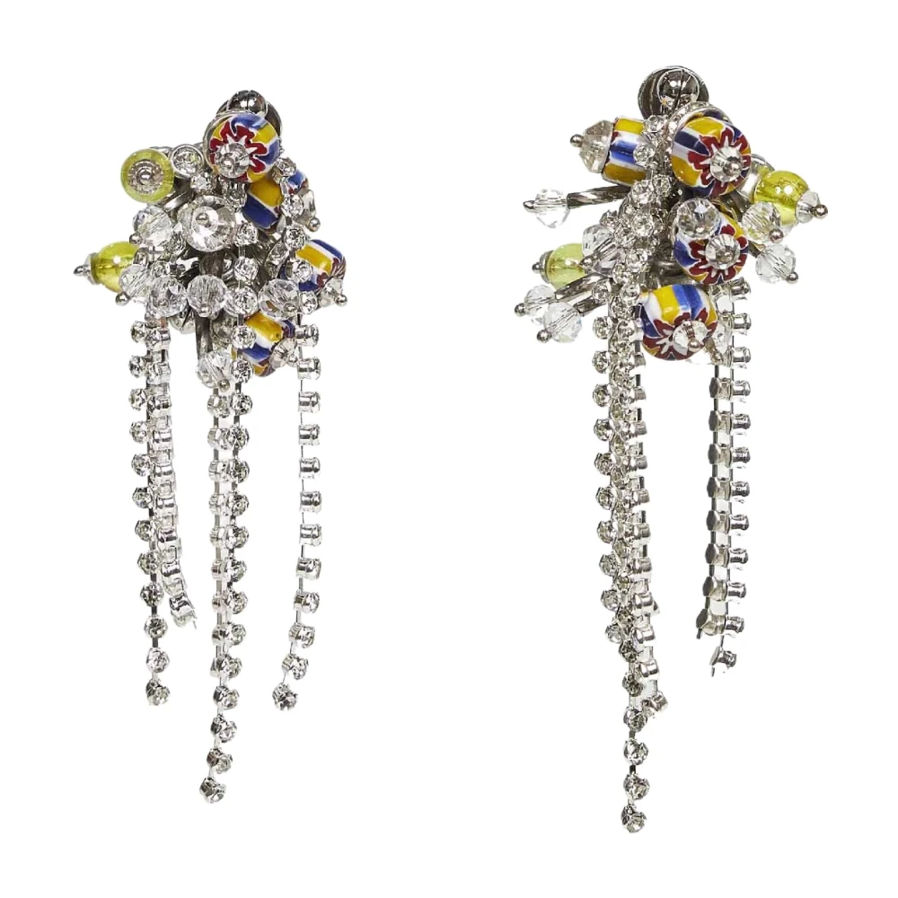 Dries Van Noten Women's Crystal And Bead Earrings
