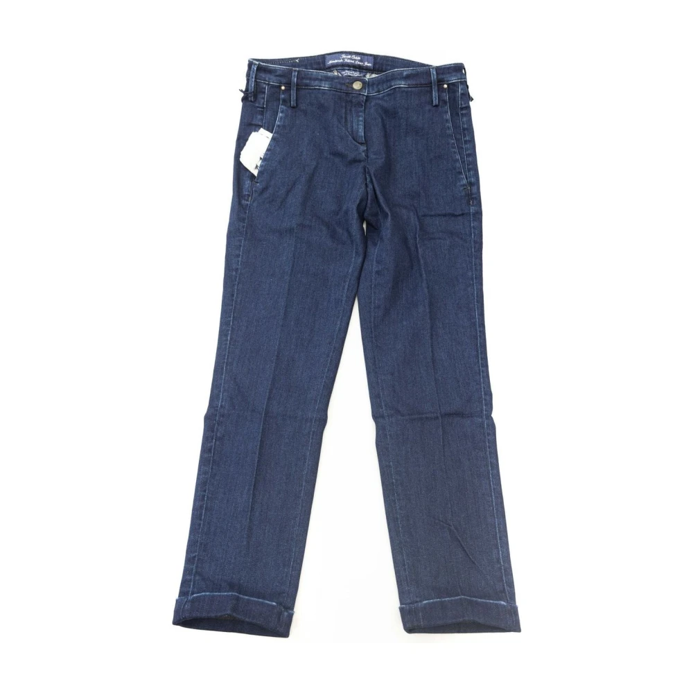 Jacob Cohën Chino-stil Jeans med Logodetaljer Blue, Dam