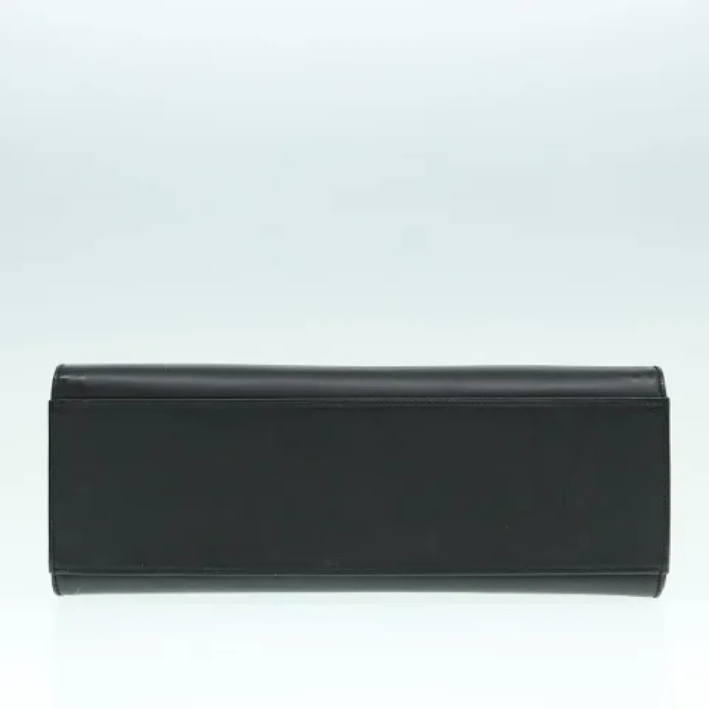 Gucci Vintage Pre-owned Leather handbags Black Dames
