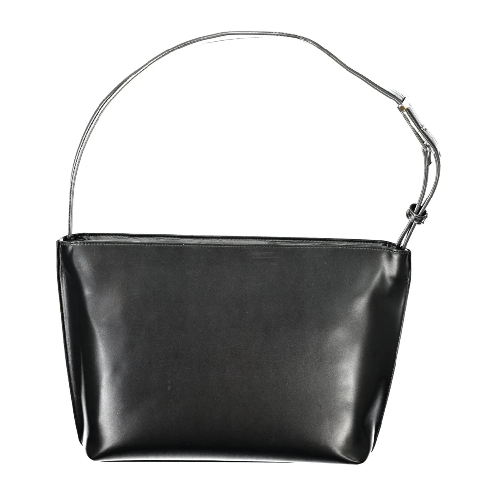 Calvin Klein Zwarte dames schoudertas met rits Black Dames