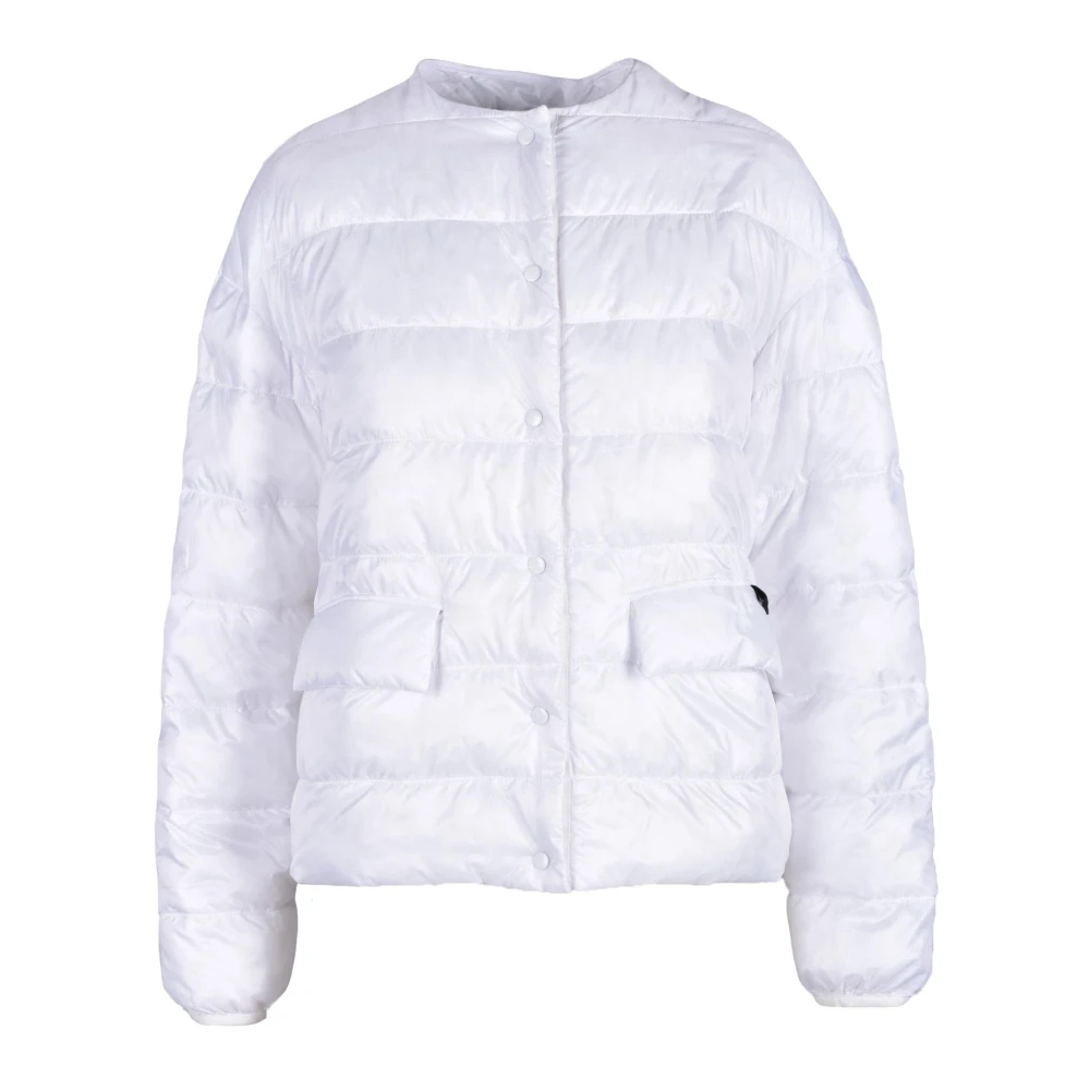 OOF Wear Stijlvolle polyester buitenkleding jas White Dames
