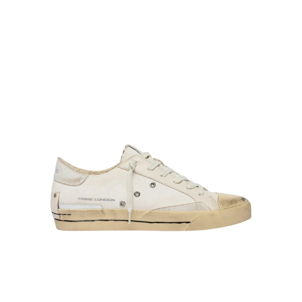 Crime London White Sneakers, Male, 11 Uk, Trainers