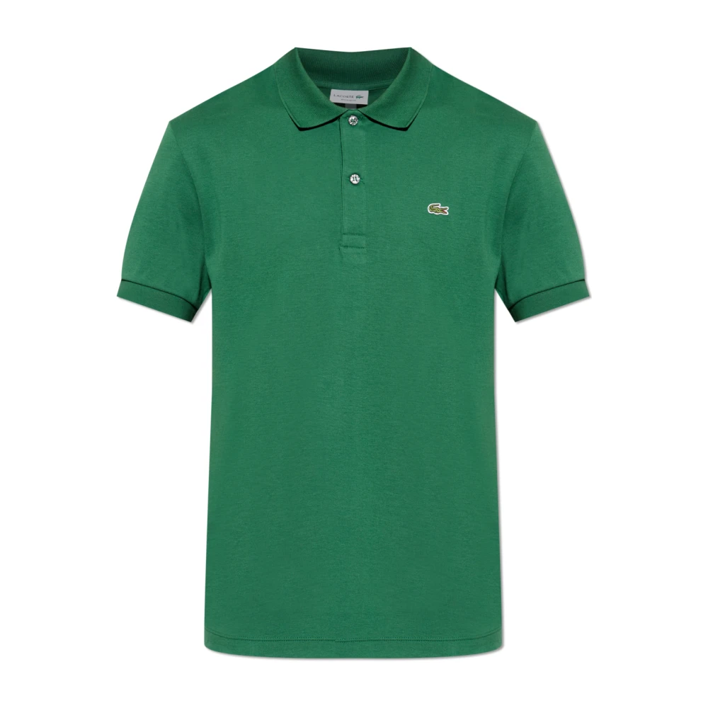 Lacoste Grön Regular Fit Pima Pikétröja