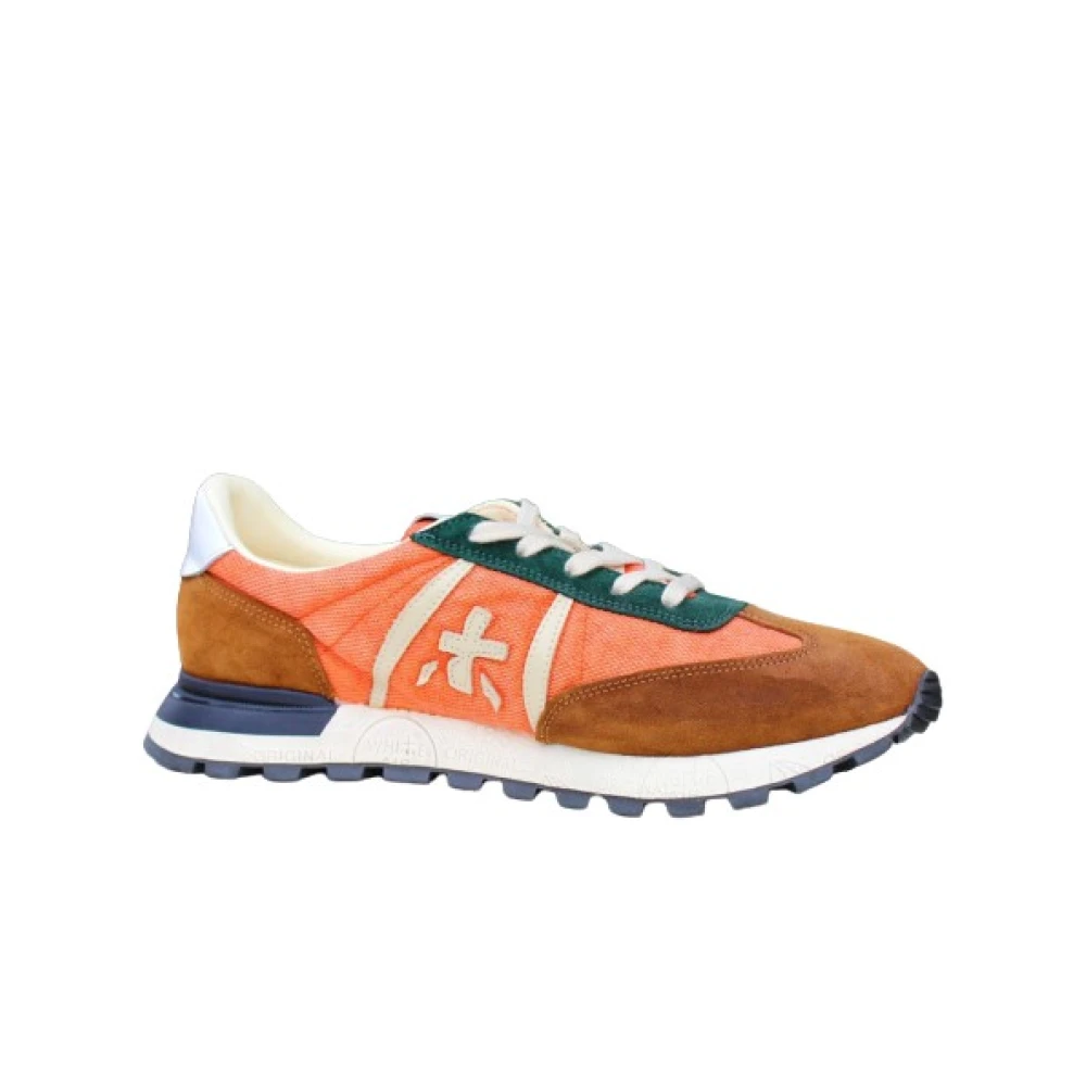 Premiata Johnlow Sneakers in Gemengde Texturen Dames Schoenen Veelkleurig Multicolor