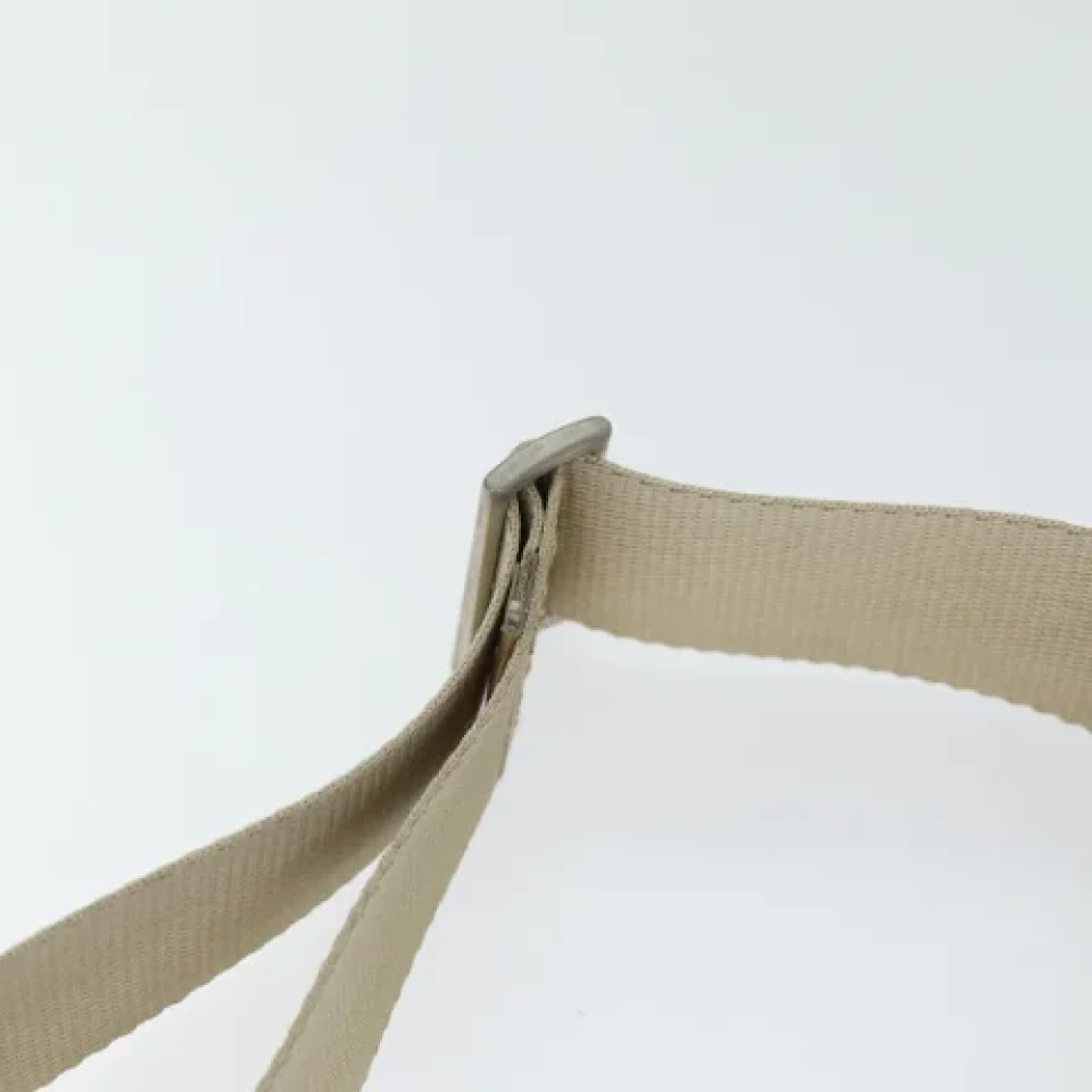 Prada Vintage Pre-owned Fabric prada-bags Beige Dames