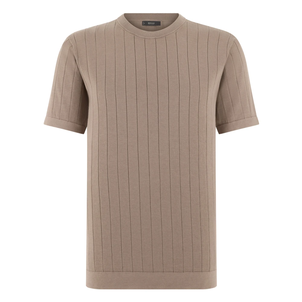Boggi Milano Homme Beige Pulls, Taille: Xl T-Shirt En Maille B