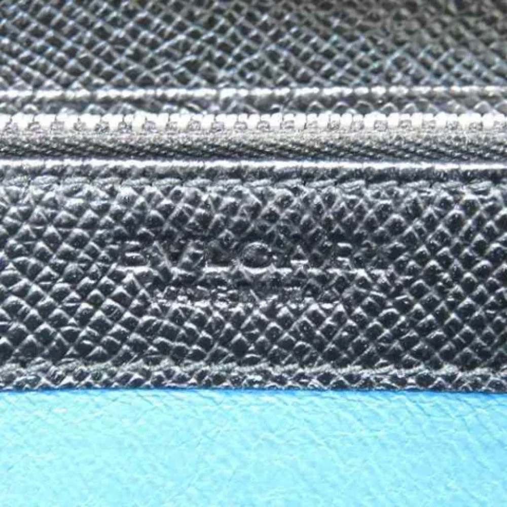 Bvlgari Vintage Pre-owned Leather wallets Black Heren