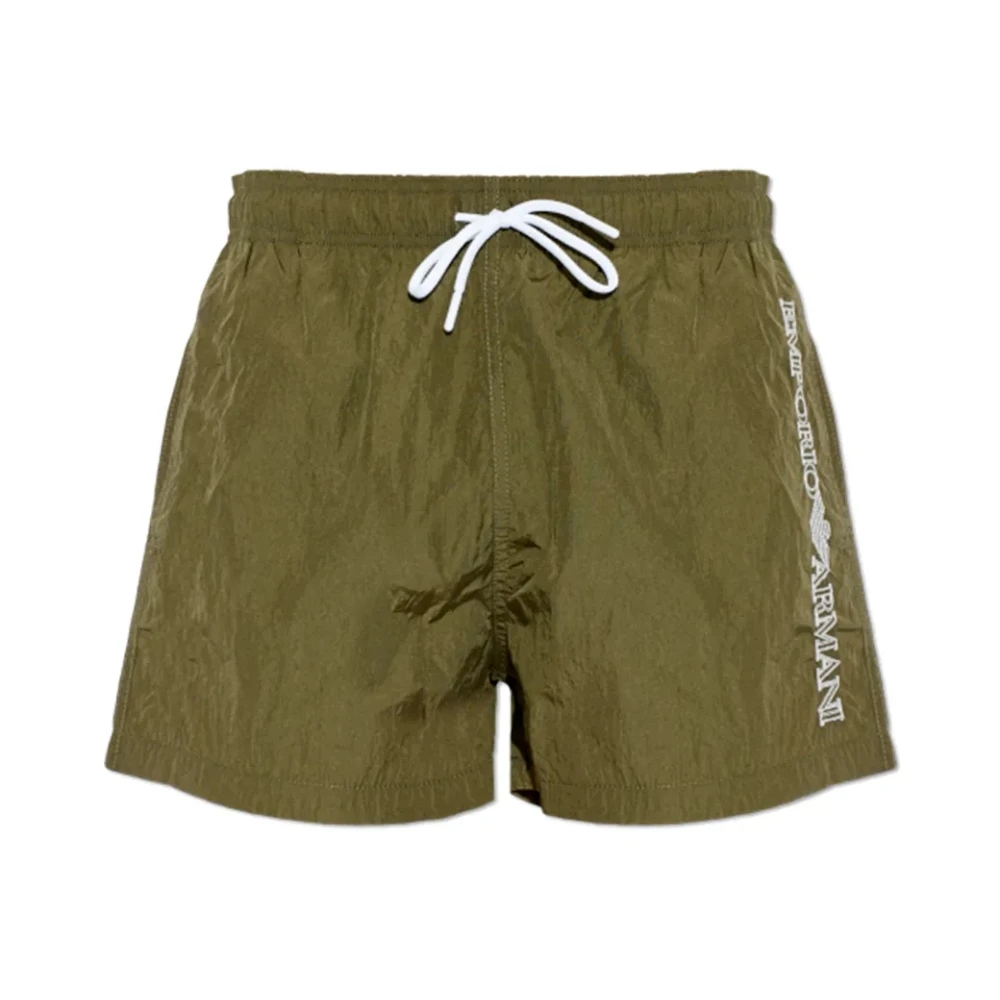 Emporio Armani Mannelijk Groente Badmode Heren, Groen, Xl, Signature Boxer