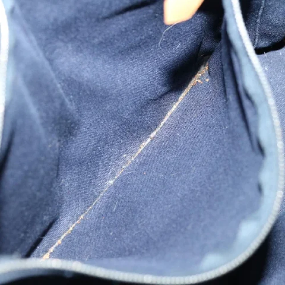 Hermès Vintage Pre-owned Canvas handbags Blue Dames