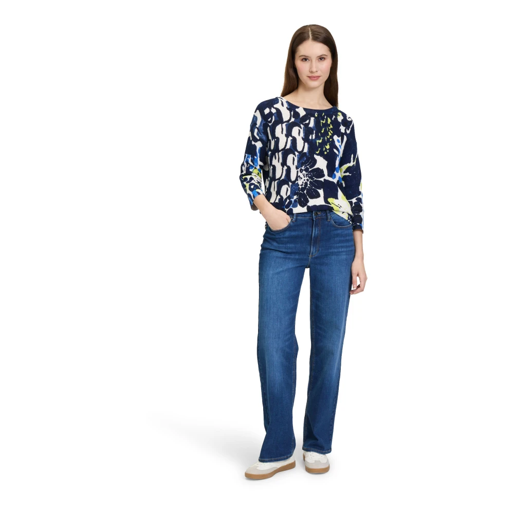Betty Barclay Grafische Print Trui Multicolor Dames