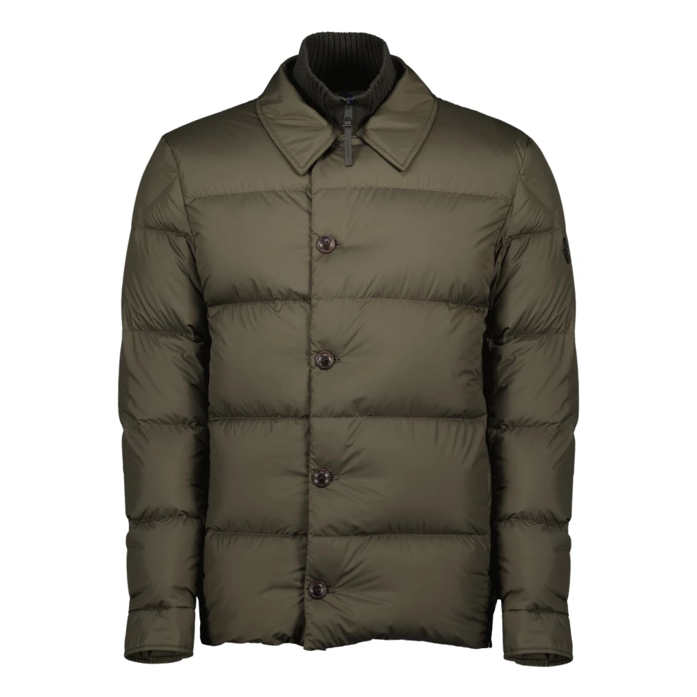 Moncler Men's Green Winter Jackets, 2XL, Doudoune-Chemise Pres
